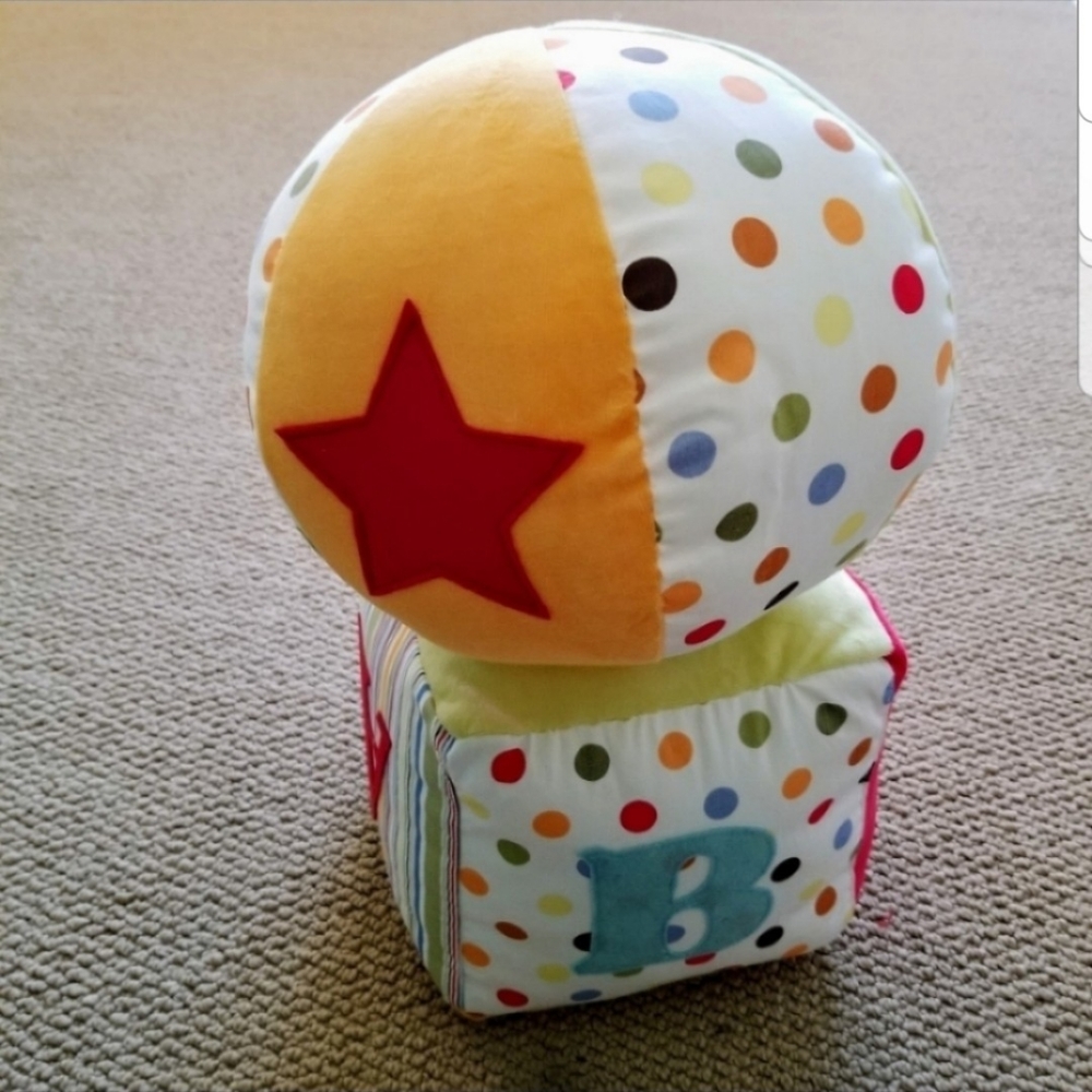 Giant Soft Block and Ball Set. Adorable New in package,  NEW with tag